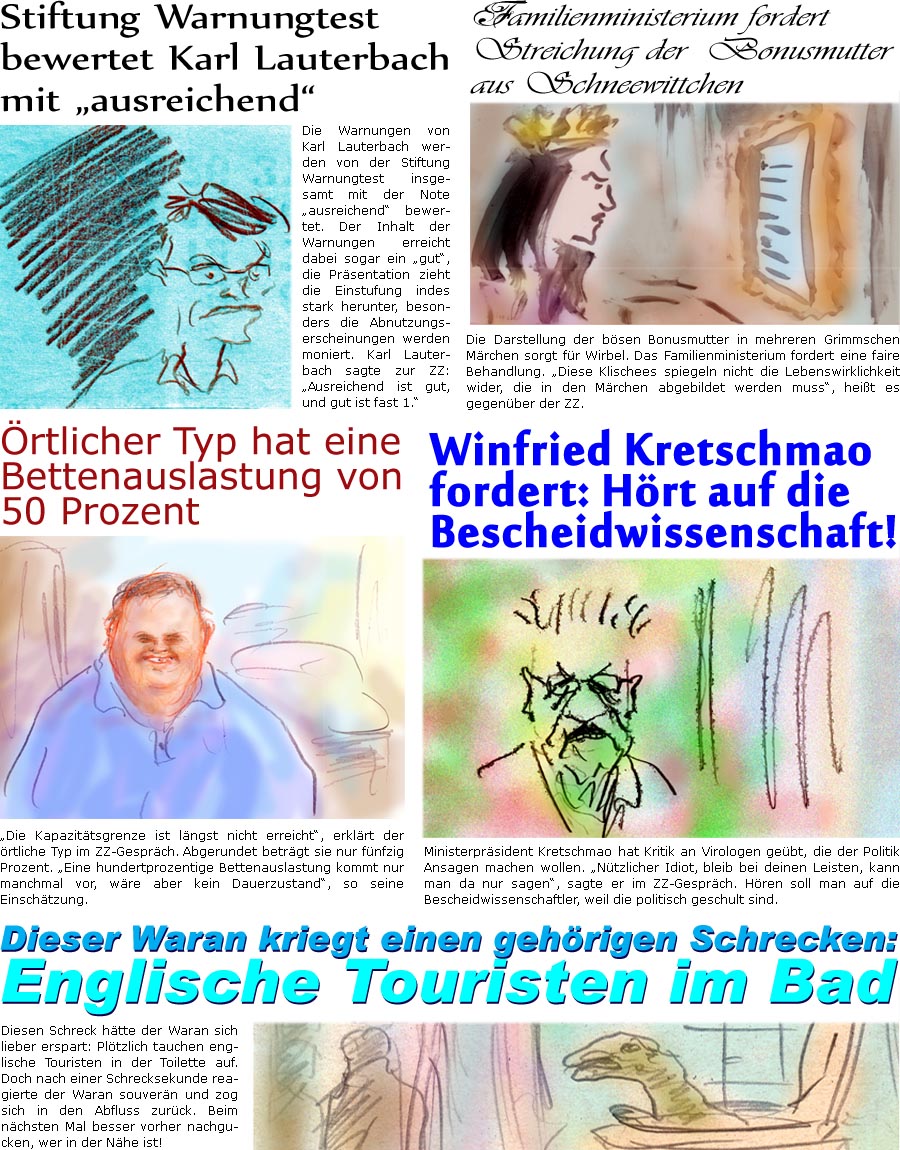 ZellerZeitung.de Seite 1194 - Online-Satirezeitung powered by Bernd Zeller
31 Januar 2022