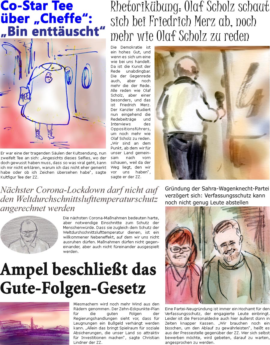 ZellerZeitung.de Seite 1441 - Die Online-Satirezeitung powered by Bernd Zeller 
30. September 2023
